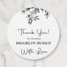 Ducha nupcial, novia moderna, negro y blanco