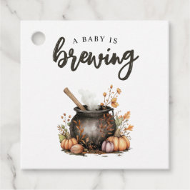 Etiquetas Para Recuerdos Dulce Bebé Está Brewendo Fiesta de Bebé de Hallowe