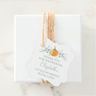 Etiquetas Para Recuerdos Dulce Calabacita Personalizada Baby Shower Neutral