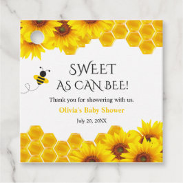 Etiquetas Para Recuerdos Dulce como puede ser abeja Baby Shower 