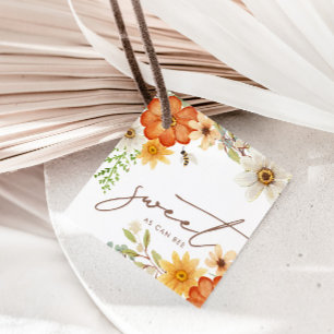 Etiquetas Para Recuerdos Dulce como puede ser   Baby Shower de primavera fl