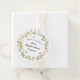 Etiquetas Para Recuerdos Dulce como puede ser Bee Favor Tags