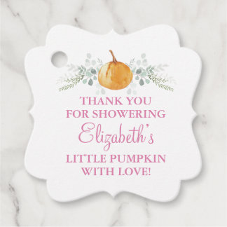 Etiquetas Para Recuerdos Dulce Niña Calabacita Personalizada Baby Shower 