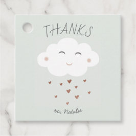 Etiquetas Para Recuerdos Dulce nube para baby shower