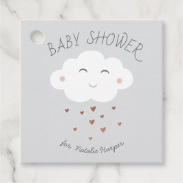 Etiquetas Para Recuerdos Dulce nube para baby shower