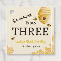 Dulce Para Ser Tres Tercer Cumpleaños Abejas Colme