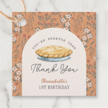 Dulce que cumpleaños floral de la Naranja Pie Grac