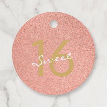 Dulces Dieciséis Rosa Oro Dorado Blanco Letra a Ma