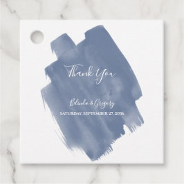 Etiquetas Para Recuerdos Dusty Blue Watercolor Boda Gift