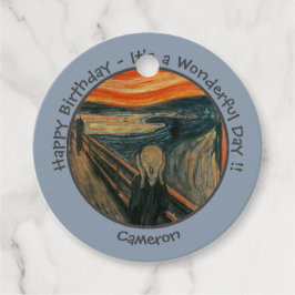 Etiquetas Para Recuerdos Edvard Munch La Colección Elementos De La Fiesta D