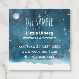 Etiquetas Para Recuerdos Ejemplo de aceite esencial de noche de inicio