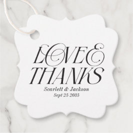 Etiquetas Para Recuerdos El amor elegante moderno y el guión de caligrafía 