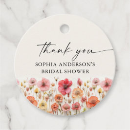 Etiquetas Para Recuerdos El amor en la flor de la ducha de novia ronda las