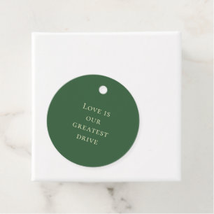 Etiquetas Para Recuerdos “El amor es nuestro mayor impulso.” Hunter Green &