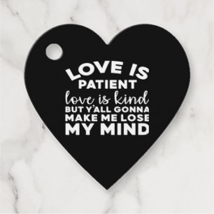 Etiquetas Para Recuerdos El amor es paciente el amor es amable divertido bo