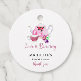 Etiquetas Para Recuerdos El amor es producir Fiesta de té de ducha de novia