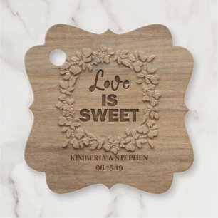 Etiquetas Para Recuerdos El amor es un dulce Boda ruso