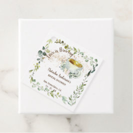 Etiquetas Para Recuerdos El amor está produciendo herbal té y ducha de novi