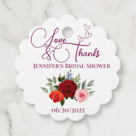 Etiquetas Para Recuerdos El amor rojo minimalista y el agradecimiento a la 