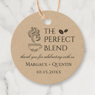 Etiquetas Para Recuerdos El Café De Mezcla Perfecto