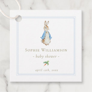 Etiquetas Para Recuerdos El clásico Baby Shower Peter the Rabbit