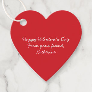 Etiquetas Para Recuerdos El día de San Valentín de clase de personalizado d