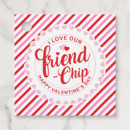 Etiquetas Para Recuerdos El día de San Valentín Friend-Chip