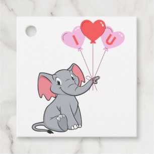 Etiquetas Para Recuerdos el día de San Valentín lindo te quiero corazón