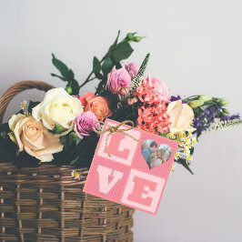 Etiquetas Para Recuerdos El día de San Valentín Romántica foto del Corazón 