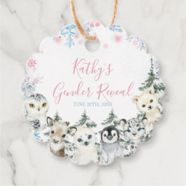 Etiquetas Para Recuerdos El género de los animales de invierno revela sus c