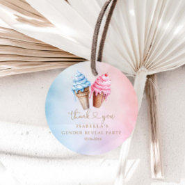 Etiquetas Para Recuerdos El género de los helados revela lo que es la primi