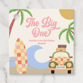Etiquetas Para Recuerdos El Gran Fiesta de Aniversario del Surf Rosa One Be
