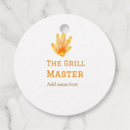 Etiquetas Para Recuerdos El maestro de la parrilla agrega el nombre de la c