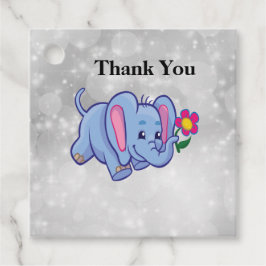Etiquetas Para Recuerdos elefante personalizado lindo