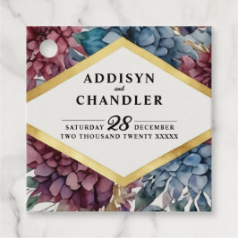 Etiquetas Para Recuerdos Elegancia encantada Boda floral con solera