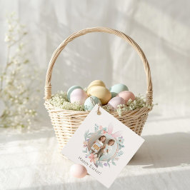 Etiquetas Para Recuerdos Elegant Easter Photo Favor Tags