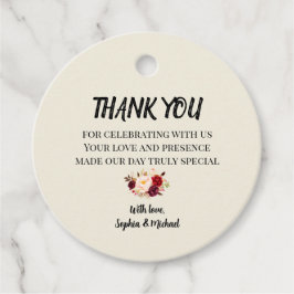 Etiquetas Para Recuerdos Elegant Floral