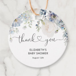 Etiquetas Para Recuerdos Elegante acuarela Floral Gracias Por Favorecer Eti