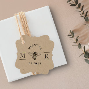 Etiquetas Para Recuerdos Elegante Apicultor Destinado a la Boda Miel