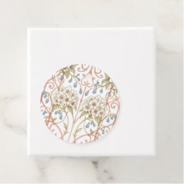 Etiquetas Para Recuerdos Elegante Boda de Arco Floral Vintage Pastel