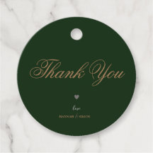 Elegante Boda de oro verde esmeralda clásico