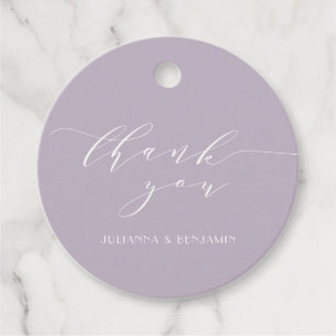 Etiquetas Para Recuerdos Elegante Boda Dusty Lilac Art Deco Gracias