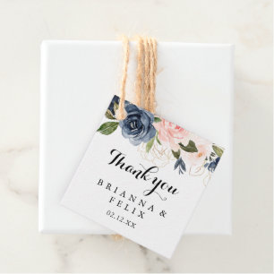 Etiquetas Para Recuerdos Elegante Boda floral de invierno simple y único