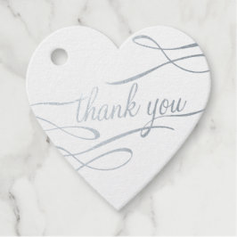 Etiquetas Para Recuerdos Elegante Bolsas De Favor De La Plata Gracias Relie