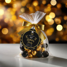 Elegante Butterflies Black Gold Fiesta de los 50 A