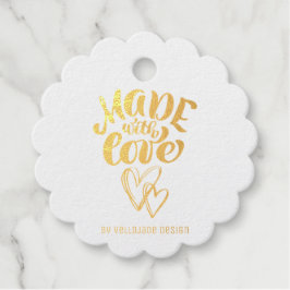 Etiquetas Para Recuerdos Elegante caligrafía de Personalizable hecha con am