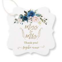 Elegante caligrafía dorada ducha azul floral de no