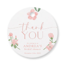 Elegante Duchas de Boda Floral de Melocotón