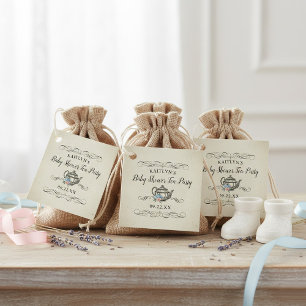 Etiquetas Para Recuerdos Elegante Fiesta de té vintage BABY SHOWER
