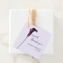 Elegante Flor de Lirio de Calla Púrpura Boda